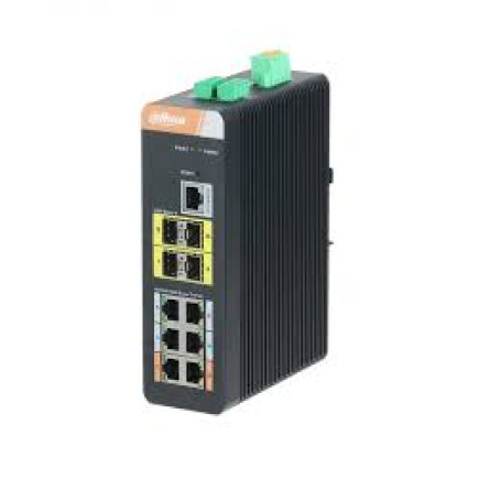 DH-PFS4410-6GT-DP 6-портовий керований комутатор з 6 РоЕ портами