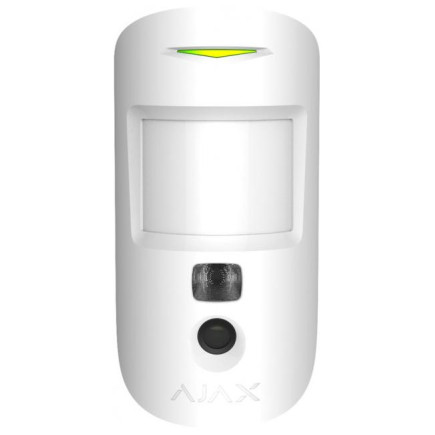 Ajax MotionCam Outdoor (PhOD) Jeweller (8EU) white бездротовий оповіщувач руху з камерою