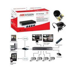 DS-J142I/7104HGHI-SH Комплект TurboHD відеоспостереження Hikvision